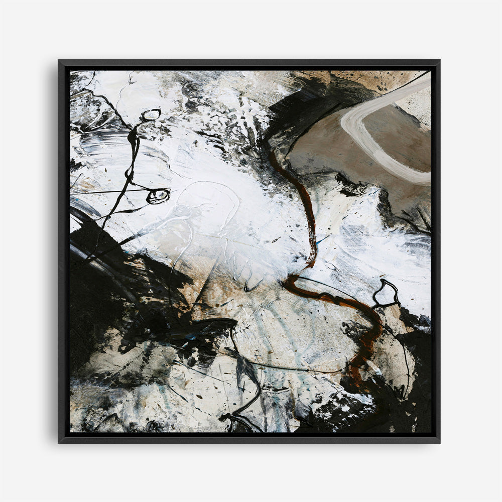 Black and White 3 (Square) Canvas Print