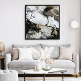 Black and White 3 (Square) Canvas Print