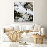 Black and White 3 (Square) Canvas Print