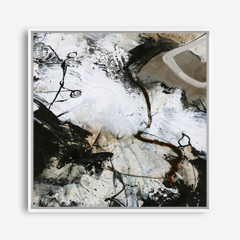 Black and White 3 (Square) Canvas Print