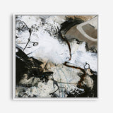 Black and White 3 (Square) Canvas Print