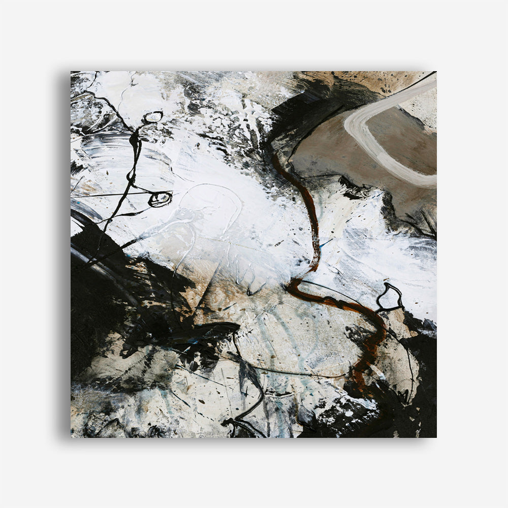 Black and White 3 (Square) Canvas Print