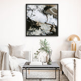 Black and White 3 (Square) Art Print