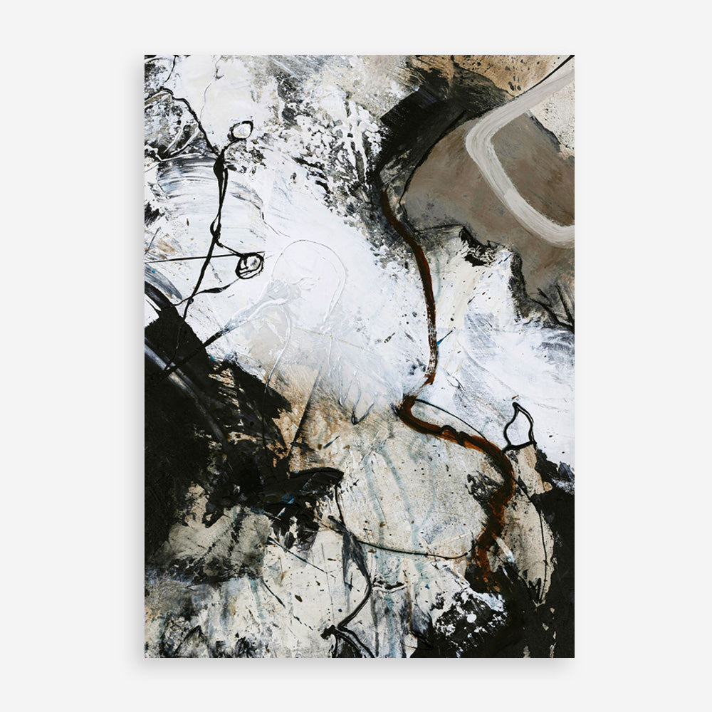 Black and White 3 Art Print