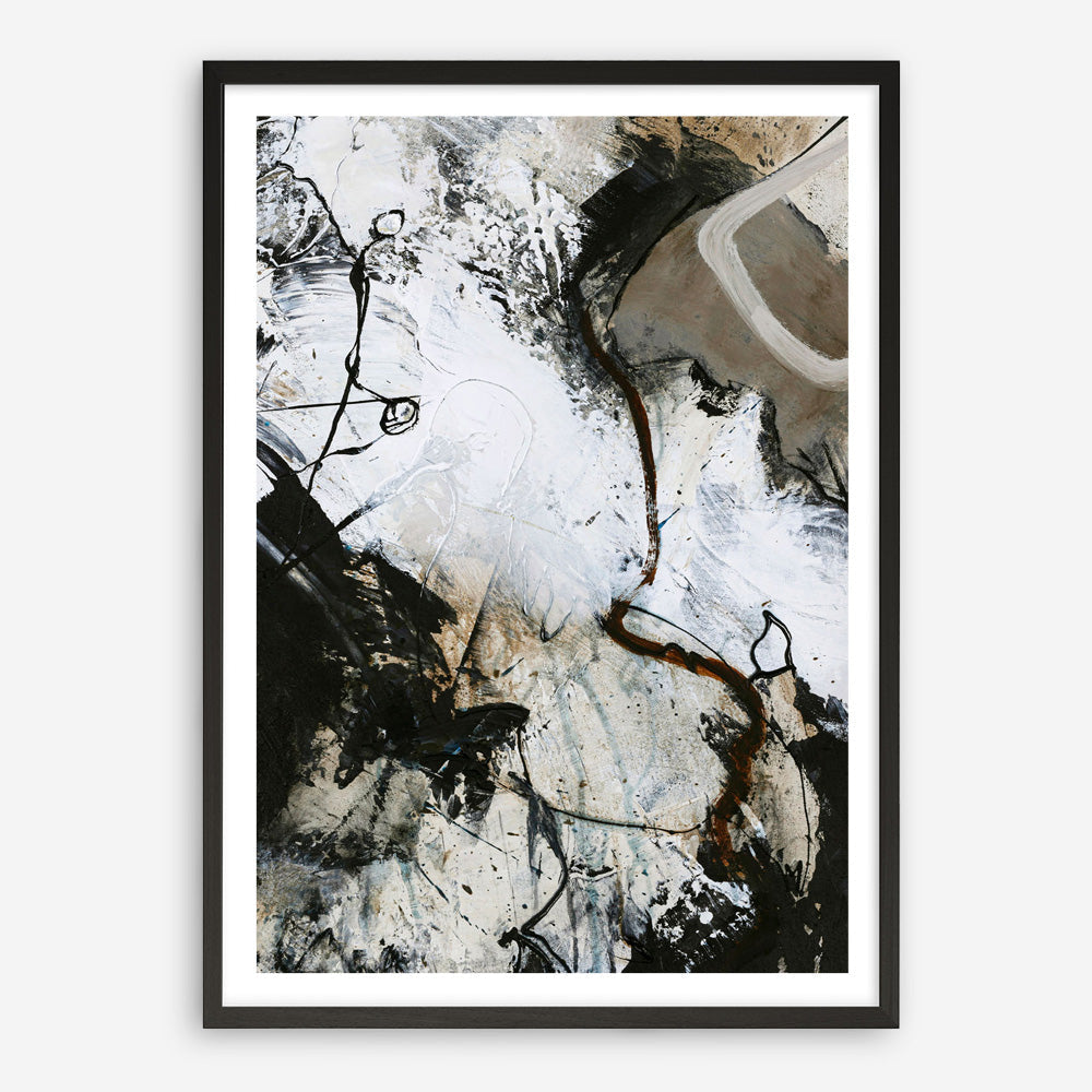 Black and White 3 Art Print