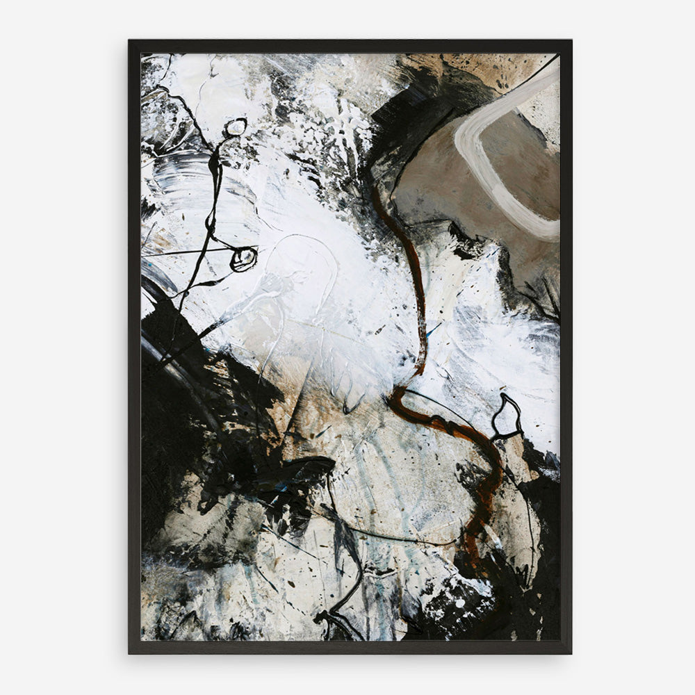 Black and White 3 Art Print