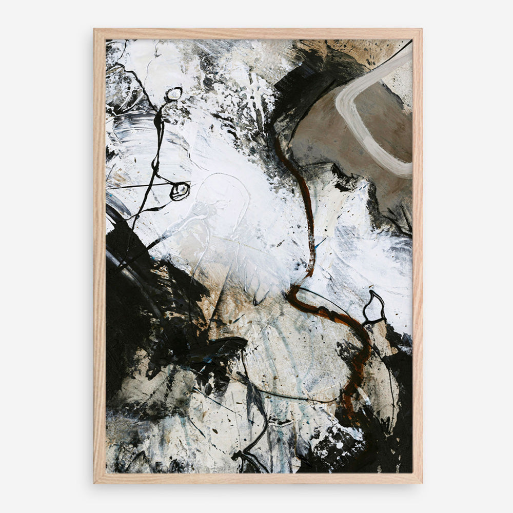 Black and White 3 Art Print