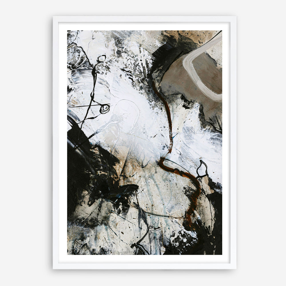 Black and White 3 Art Print