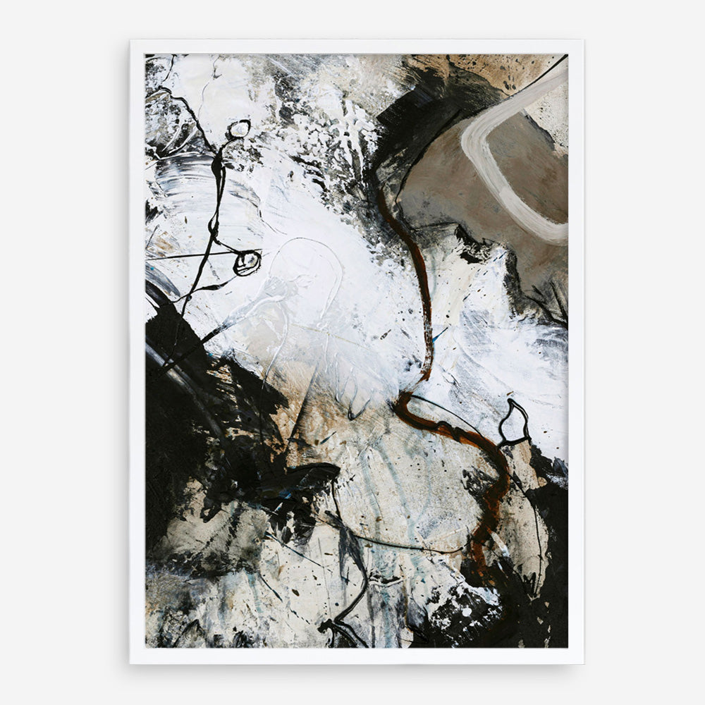 Black and White 3 Art Print