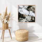 Black and White 3 (Square) Art Print