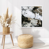 Black and White 3 (Square) Art Print