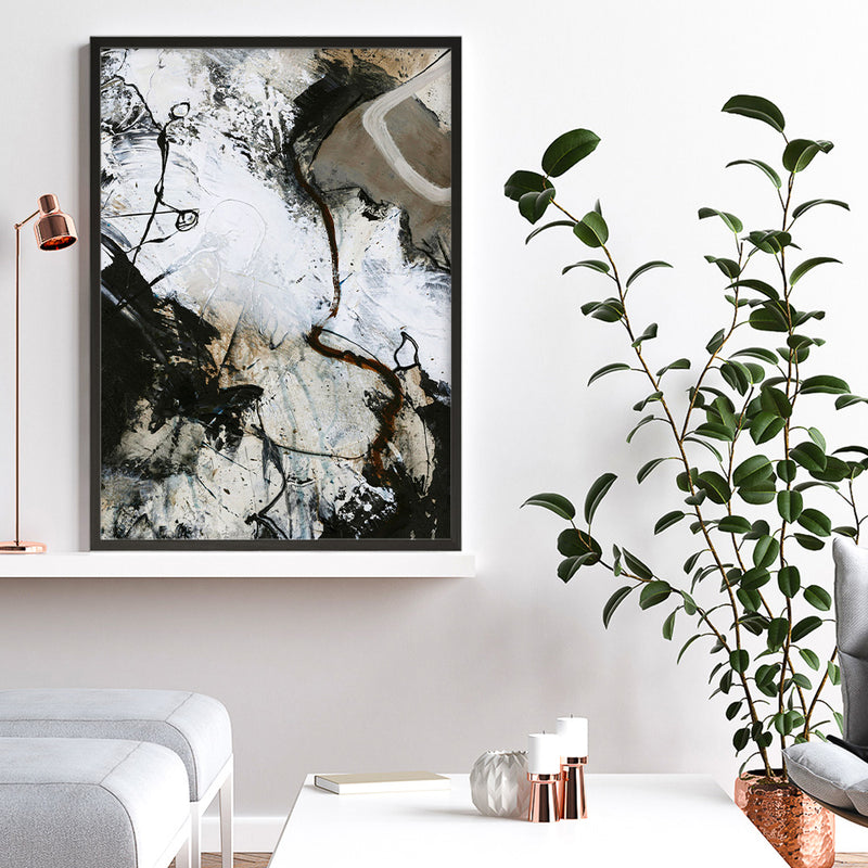 Black and White 3 Art Print