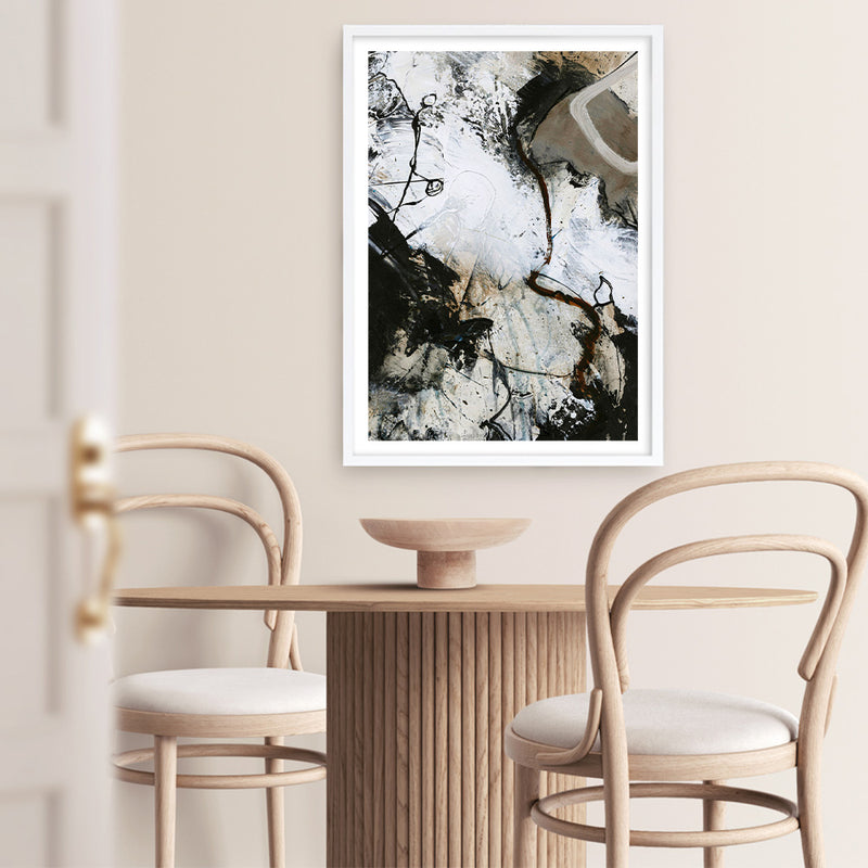 Black and White 3 Art Print