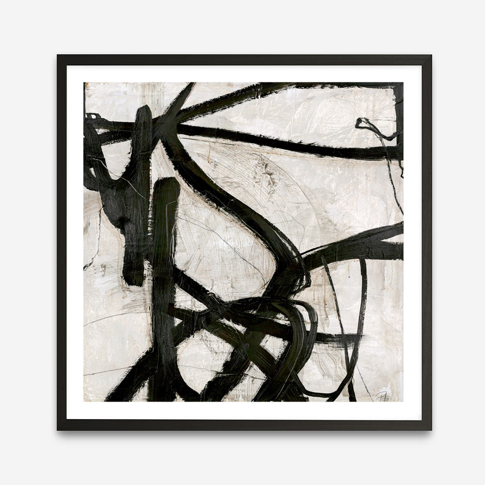 Graphical Lines 5 (Square) Art Print