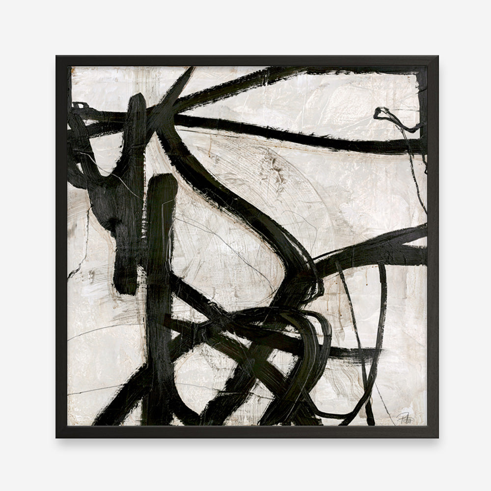 Graphical Lines 5 (Square) Art Print