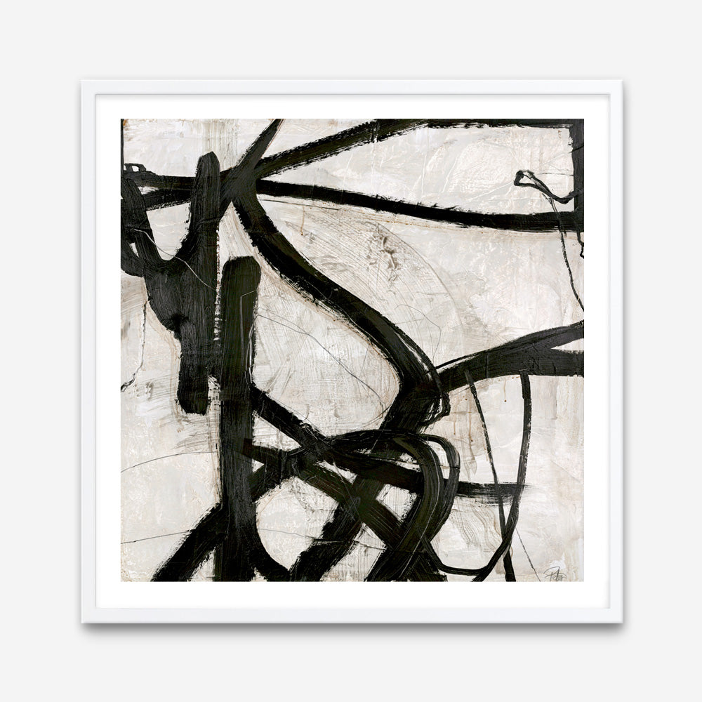 Graphical Lines 5 (Square) Art Print