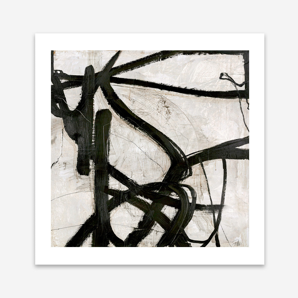 Graphical Lines 5 (Square) Art Print