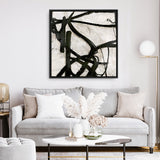 Graphical Lines 5 (Square) Canvas Print
