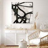 Graphical Lines 5 (Square) Canvas Print