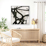 Graphical Lines 5 (Square) Canvas Print