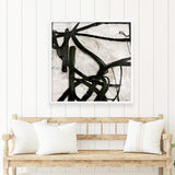 Graphical Lines 5 (Square) Art Print