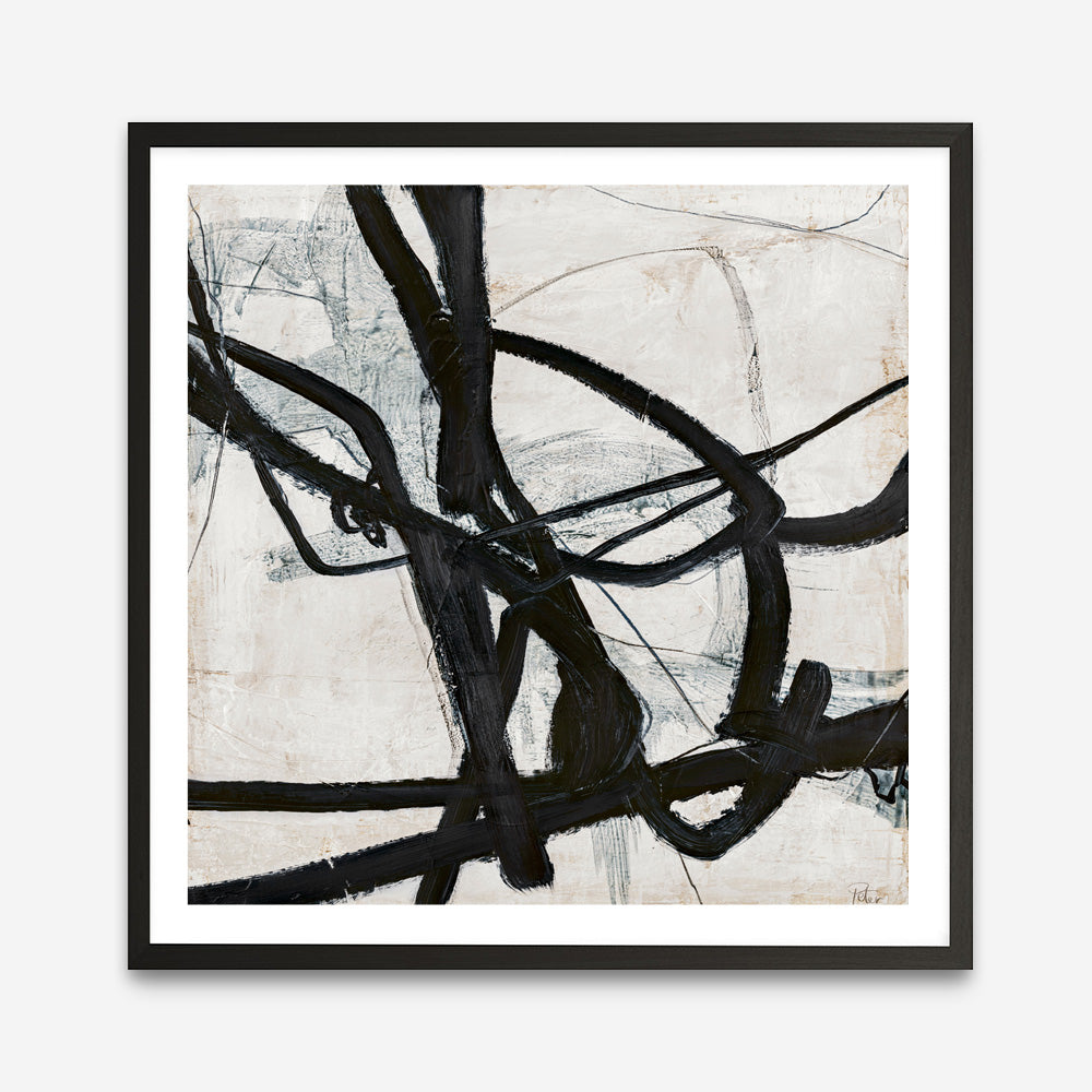 Graphical Lines 6 (Square) Art Print