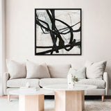 Graphical Lines 6 (Square) Canvas Print