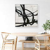 Graphical Lines 6 (Square) Canvas Print