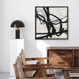 Graphical Lines 6 (Square) Art Print