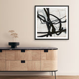 Graphical Lines 6 (Square) Art Print