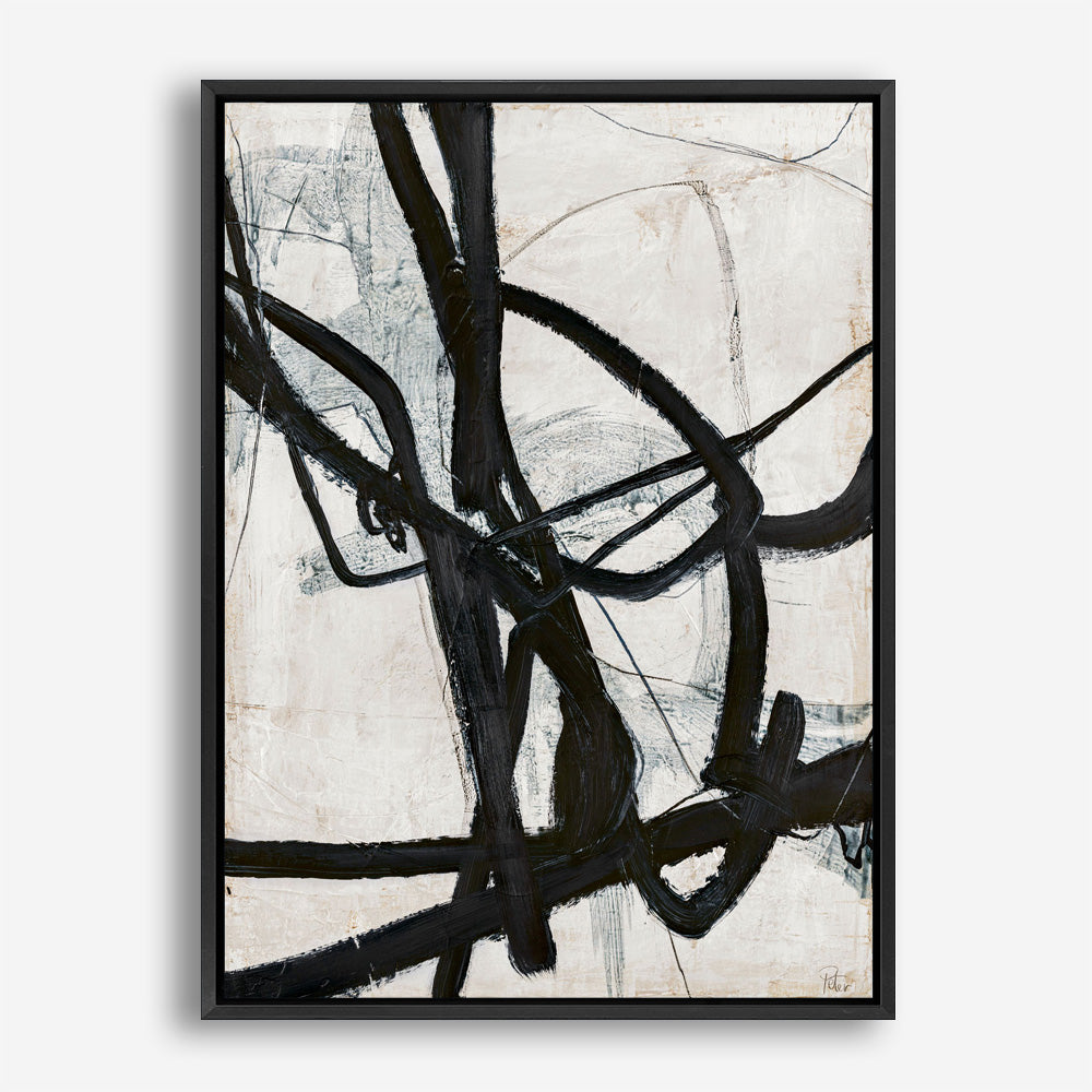 Graphical Lines 6 Canvas Print
