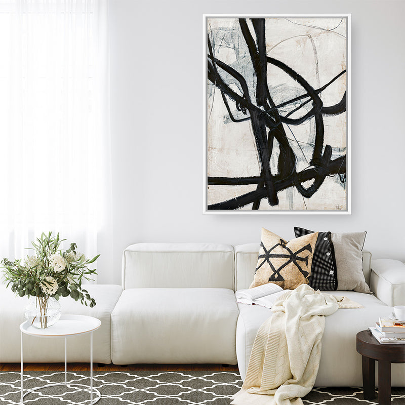 Graphical Lines 6 Canvas Print