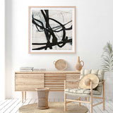 Graphical Lines 6 (Square) Art Print