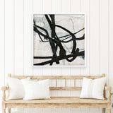 Graphical Lines 6 (Square) Art Print