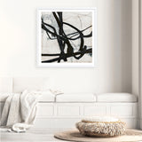 Graphical Lines 6 (Square) Art Print