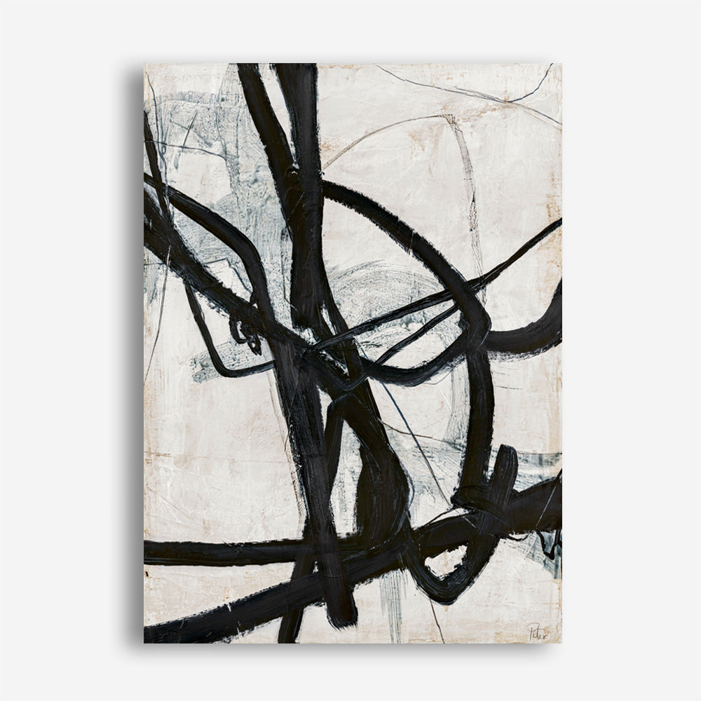Graphical Lines 6 Canvas Print