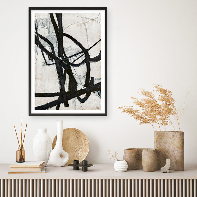 Graphical Lines 6 Art Print