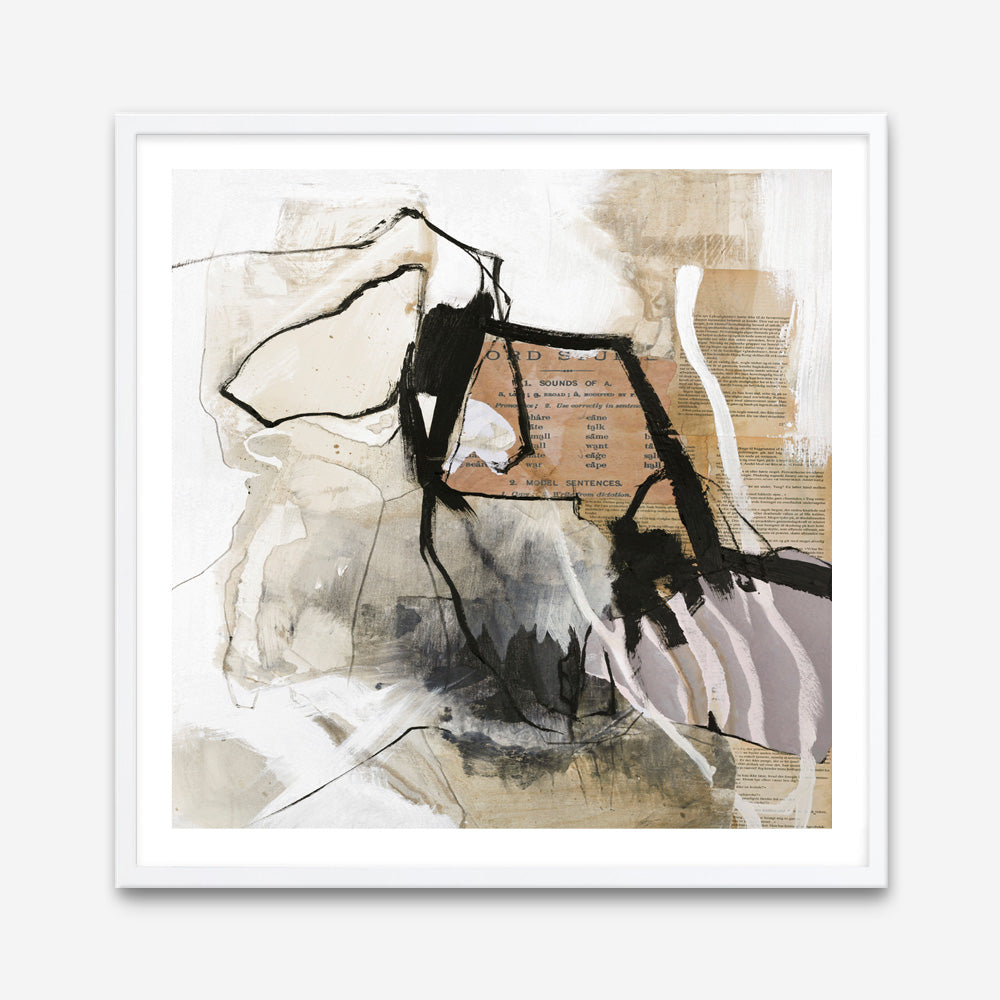 Clipping (Square) Art Print