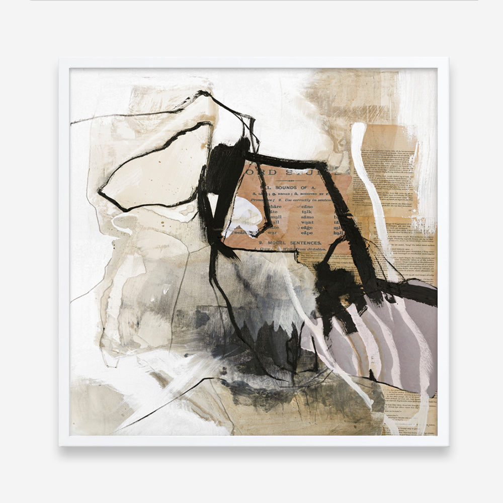 Clipping (Square) Art Print