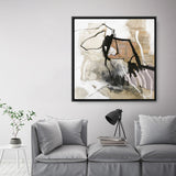 Clipping (Square) Canvas Print