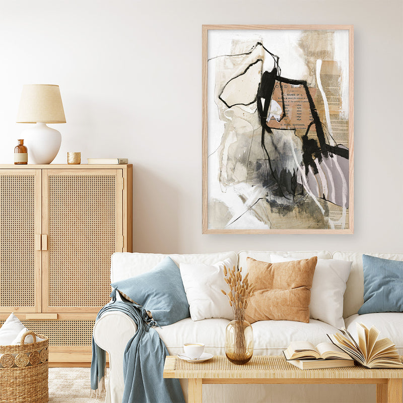 Clipping Art Print