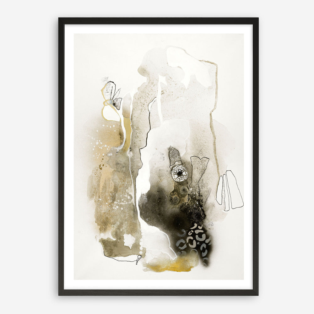 Aqua Sketch 1 Art Print