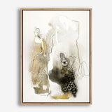 Aqua Sketch 1 Canvas Print