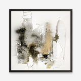 Aqua Sketch 2 (Square) Art Print