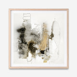 Aqua Sketch 2 (Square) Art Print