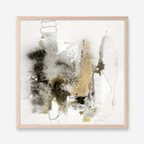 Aqua Sketch 2 (Square) Art Print