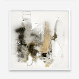 Aqua Sketch 2 (Square) Art Print