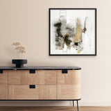 Aqua Sketch 2 (Square) Art Print