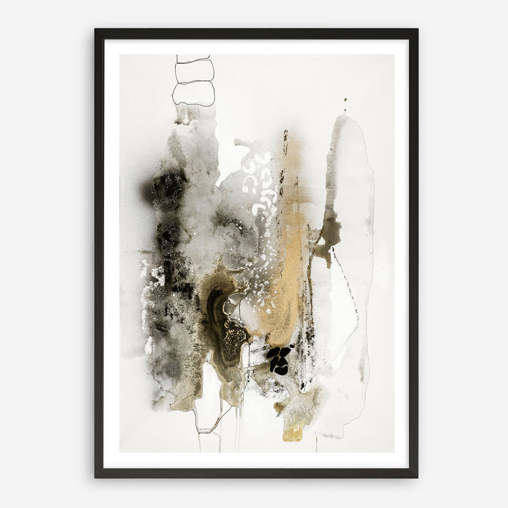 Aqua Sketch 2 Art Print