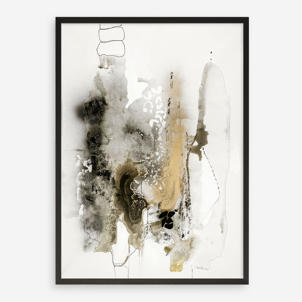 Aqua Sketch 2 Art Print